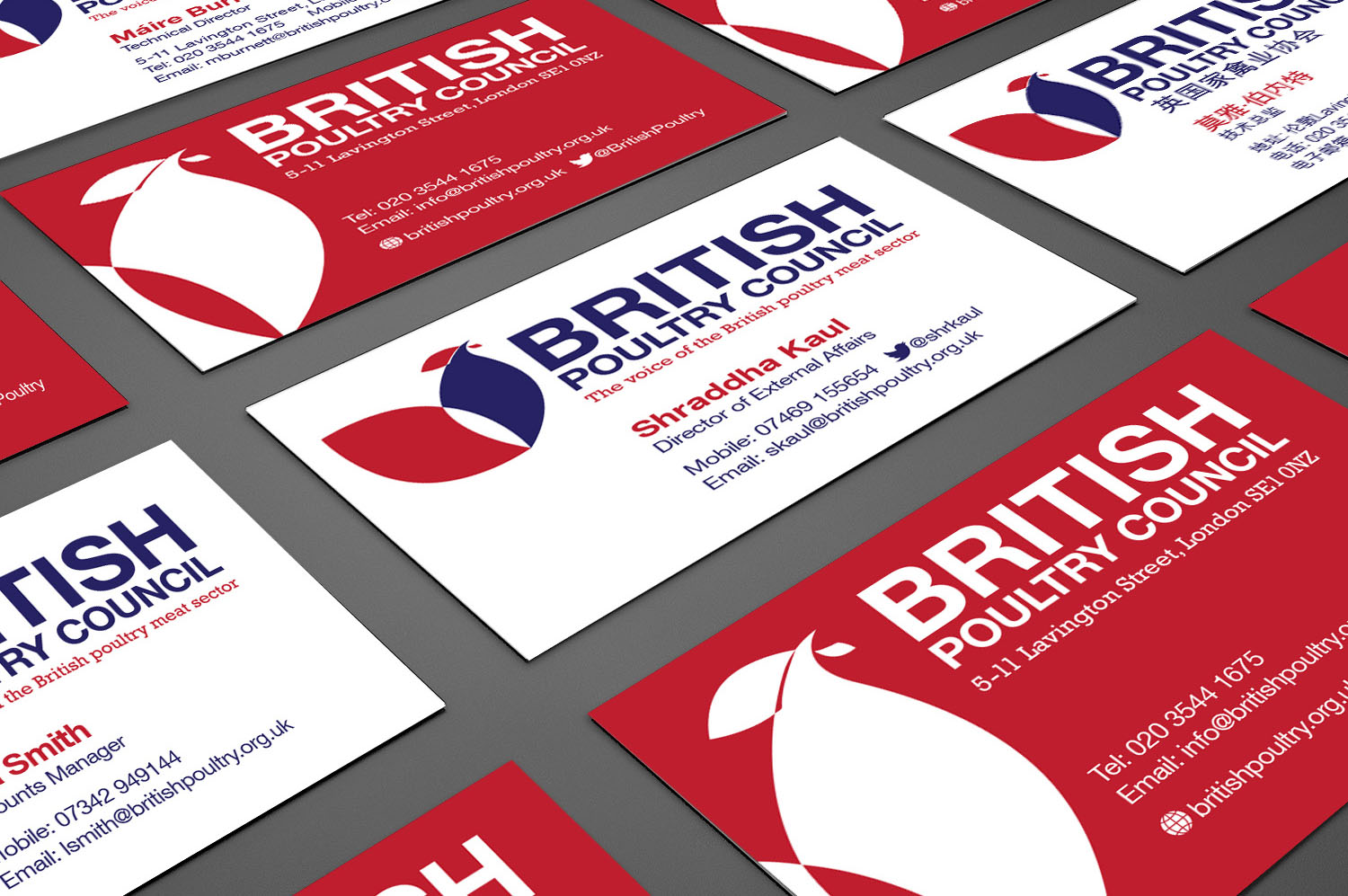 British Poultry business cards