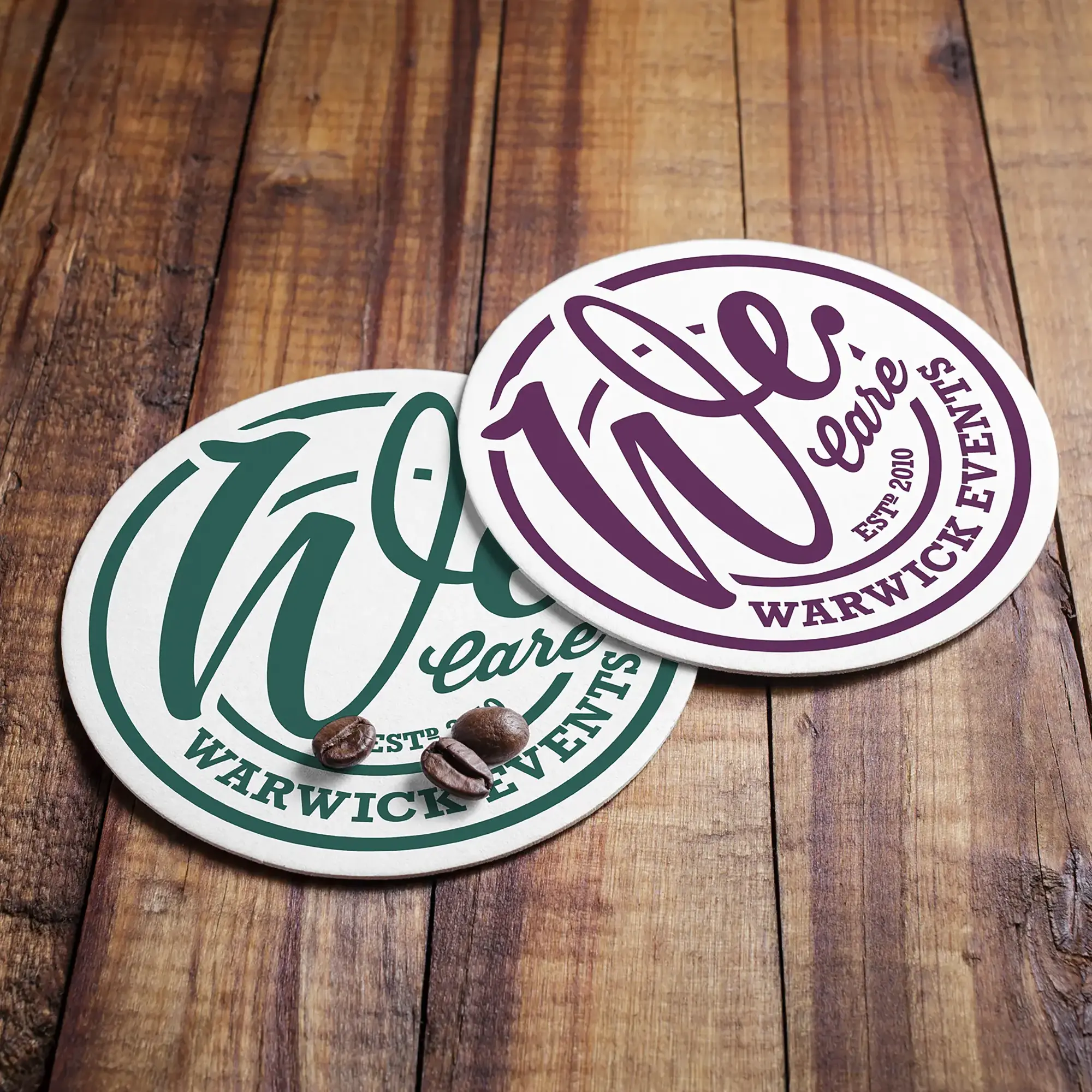 Warwick Events Beer Mats Warwick Events Beer Mats