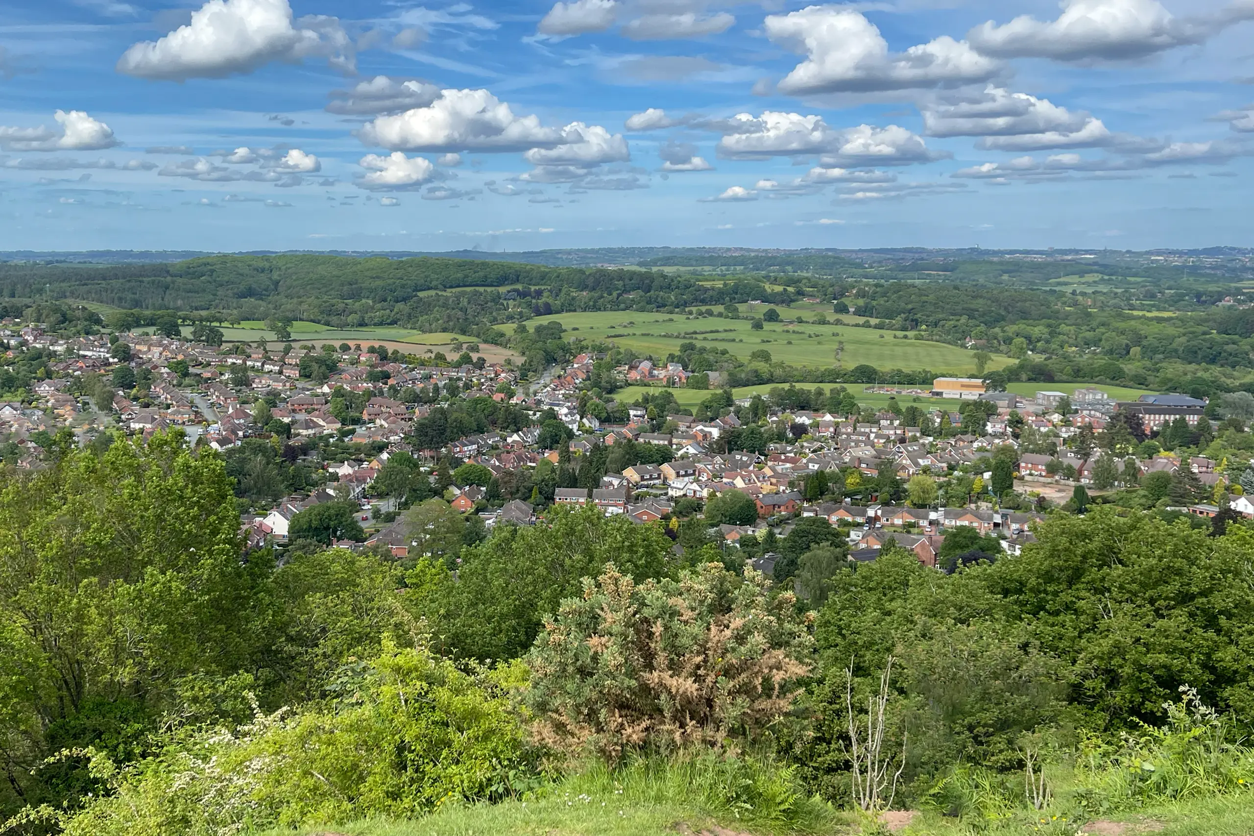 View from Kinver Edge, South Staffordshire